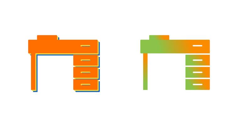 Desk Vector Icon
