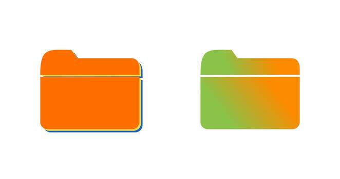 icono de vector de carpeta