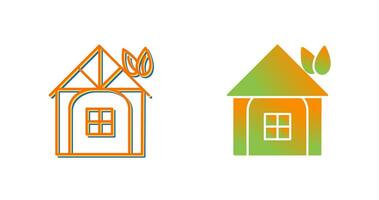 Eco friendly House Vector Icon