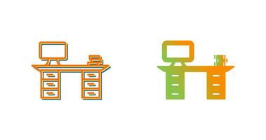 Working Desk Vector Icon