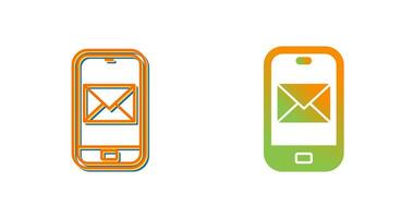 Smartphone mail Vector Icon