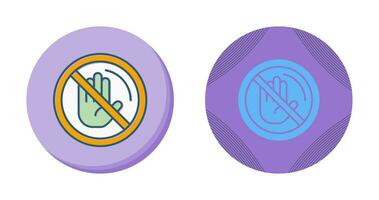 No Passing Vector Icon