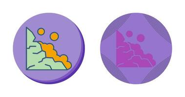Landslide Vector Icon