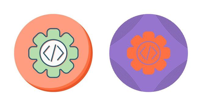 icono de vector de codificación