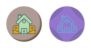 Retirement Home Vector Icon