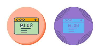 Blog Vector Icon