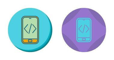 icono de vector de codificación