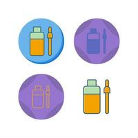 Bottle and Dropper Vector Icon