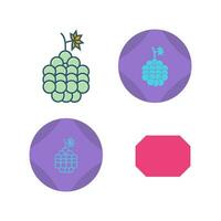 Grapes Vector Icon