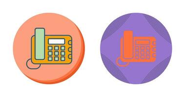 Land Line Phone Vector Icon