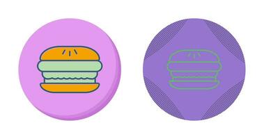 icono de vector de hamburguesa