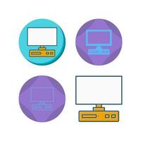 Desktop Vector Icon