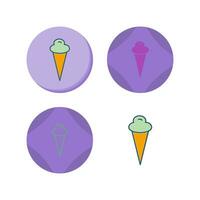 Icecream Cone Vector Icon