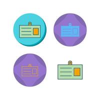 Pass Card Vector Icon