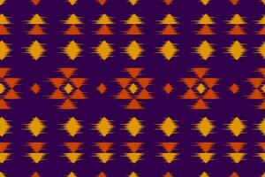 Abstract ethnic pattern art. Ikat seamless pattern traditional. American, Mexican style. vector