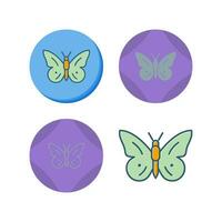 Butterfly Flying Vector Icon