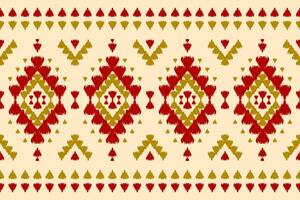 Carpet ethnic tribal pattern art. Ethnic ikat seamless pattern. American, Mexican style. vector