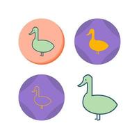 Duckling Vector Icon