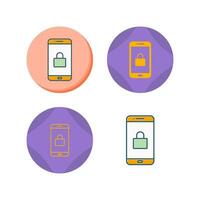 Locked Phone Vector Icon