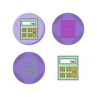 icono de vector de calculadora