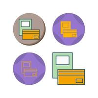 Pay via Card Vector Icon