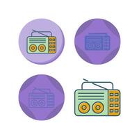 Old Radio Vector Icon