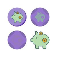 Piggy Bank Vector Icon