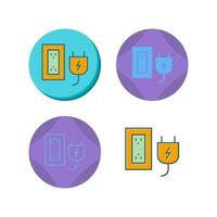 Plug and Socket Vector Icon