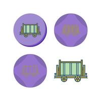 Trolley Vector Icon