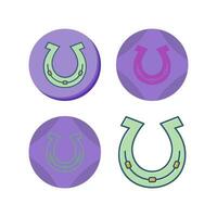 Horse Shoe Vector Icon