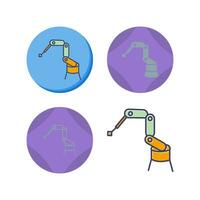 Industrial Robot Vector Icon