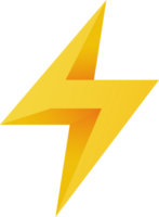 elektrisch Blitz Symbol png