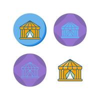 Circus Tent Vector Icon