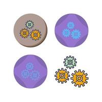 Multiple Cogwheels Vector Icon