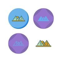 Pyramid Vector Icon