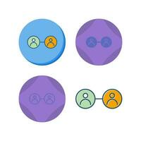 Social Circle Vector Icon