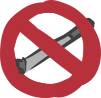 No smoking caution png