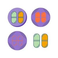 Capsules Vector Icon