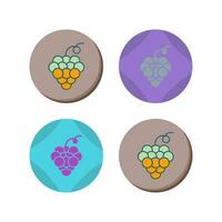 Grapes Vector Icon