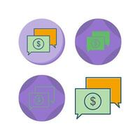 Money Talk Vector Icon