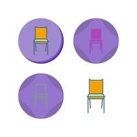 Bedroom Chair Vector Icon