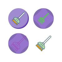 Broom Vector Icon