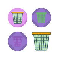 Trash Bin Vector Icon