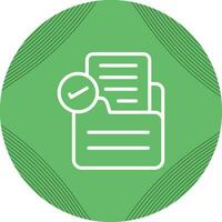 Document Approval Vector Icon