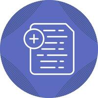 Document Insert Icon Vector Icon
