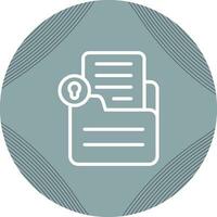 Document Lock Vector Icon