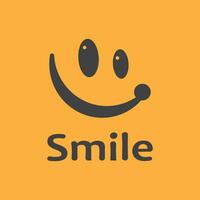 Smile icon emoticon symbol template vector