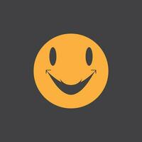 sonrisa icono emoticon símbolo modelo vector