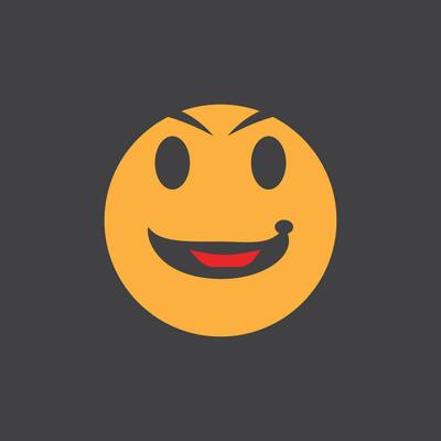 Smile icon emoticon symbol template