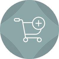 Shoping Cart Add Vector Icon